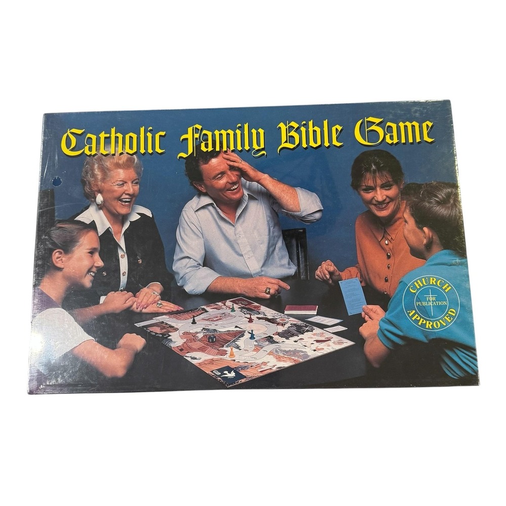 Vintage Divinity Catholic Family‎ Bible Game 1984 Board Game Church Approved
